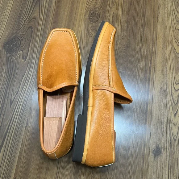 Deerskin leather loafers Size 12 - Picture 7 of 14